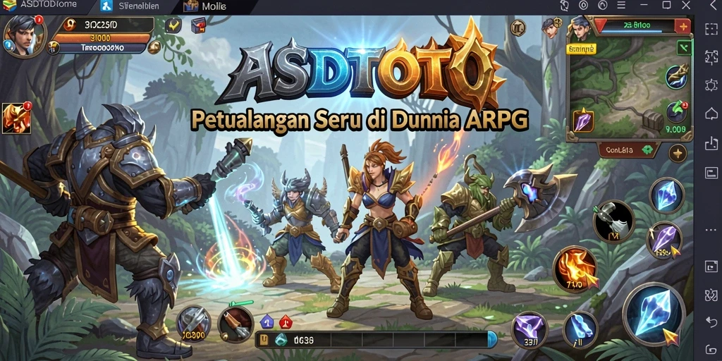 Tangkapan layar gameplay seru ASDTOTO di dunia ARPG.