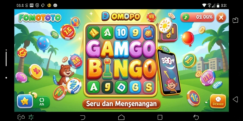 Tampilan gameplay Bingo yang seru dan interaktif di FOMOTOTO.