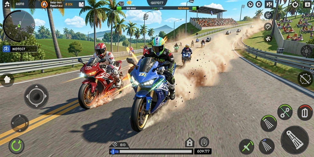 Gameplay GOTO77 yang memukau dalam balapan motor.