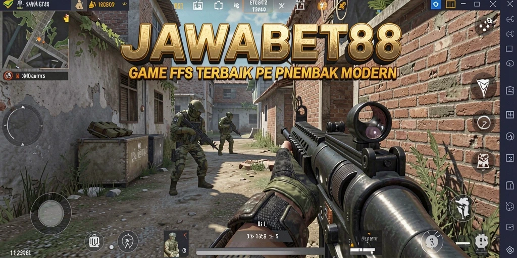 Tangkapan layar menampilkan aksi seru dalam JAWABET88 FPS.