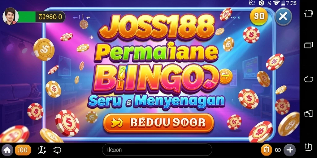 Tampilan gameplay Bingo JOSS188 yang menarik dan interaktif.