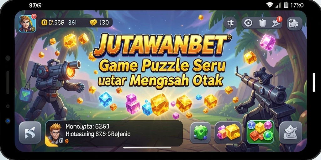 Screenshot gameplay <strong>JUTAWANBET</strong> menunjukkan tantangan puzzle yang menawan.