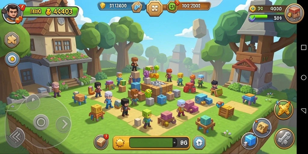 Tampilan gameplay seru KING403 dalam menyelesaikan puzzle.