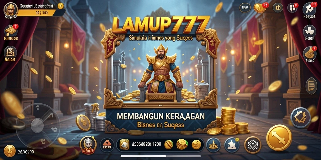 Tampilan interaktif dari gameplay LAMPU777 yang menantang.