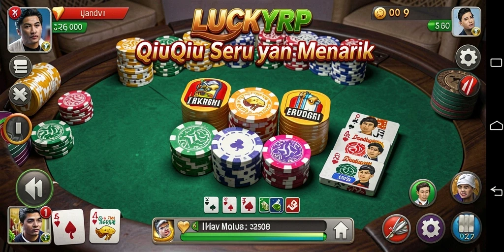 Tampilan screenshot gameplay QiuQiu yang seru dan menarik.