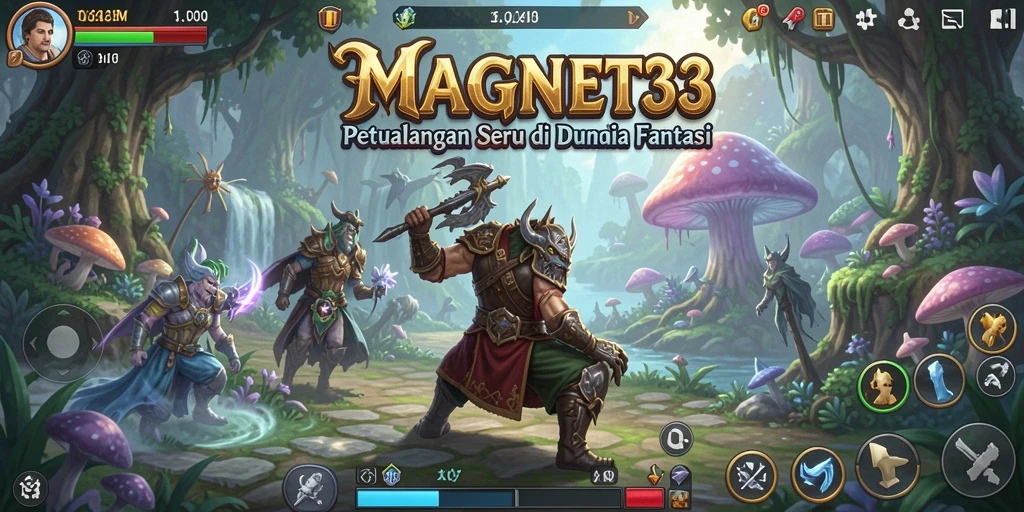Tampilan gameplay MAGNET33 yang menampilkan aksi petualangan seru.