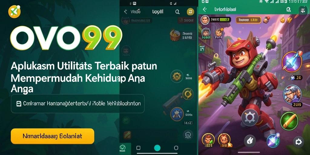 Screenshot OVO99 menampilkan antarmuka aplikasinya yang intuitif dan fungsional.