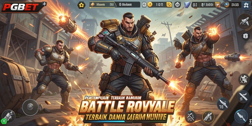 Tangkapan layar dari gameplay seru PGBET di arena pertempuran.