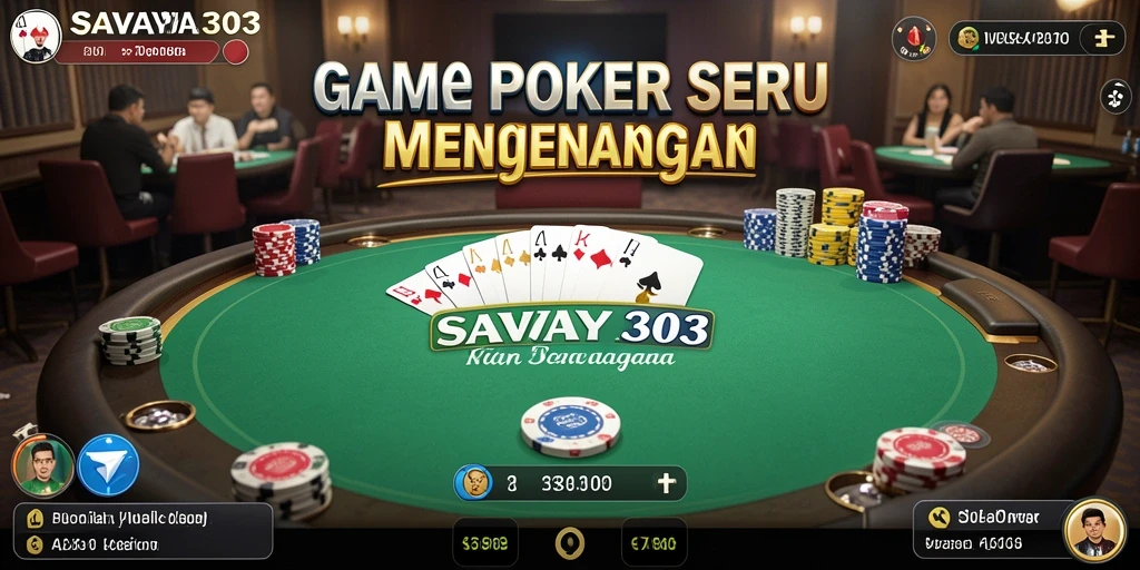Gameplay menarik dari SAVAYA303 dengan elemen Poker yang menantang.