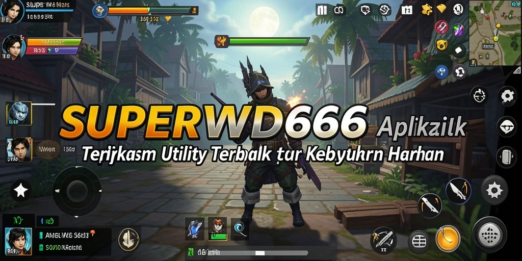 Tampilan antarmuka pengguna SUPERWD666 yang intuitif dan menarik.