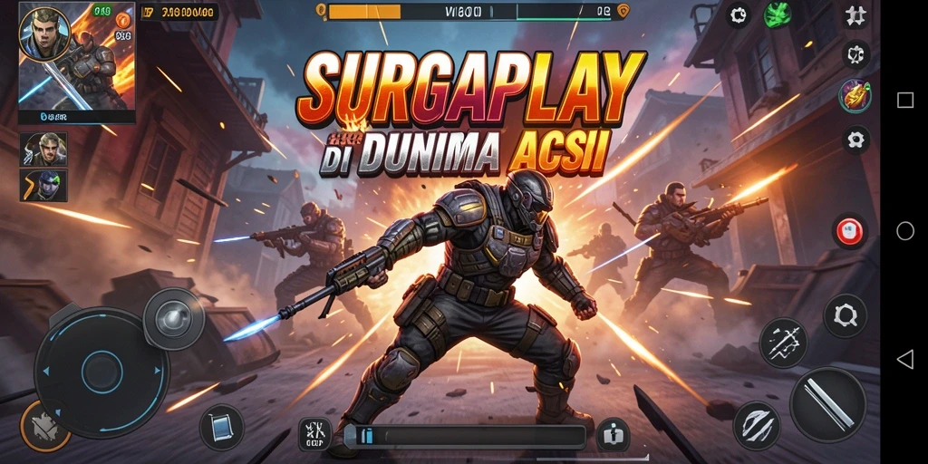 Tampilan gameplay SURGAPLAY yang penuh aksi dan tantangan.