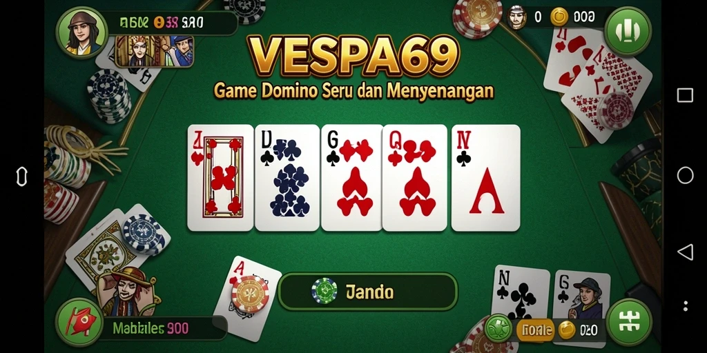 Tampilan gameplay VESPA69 yang seru dan dinamis.