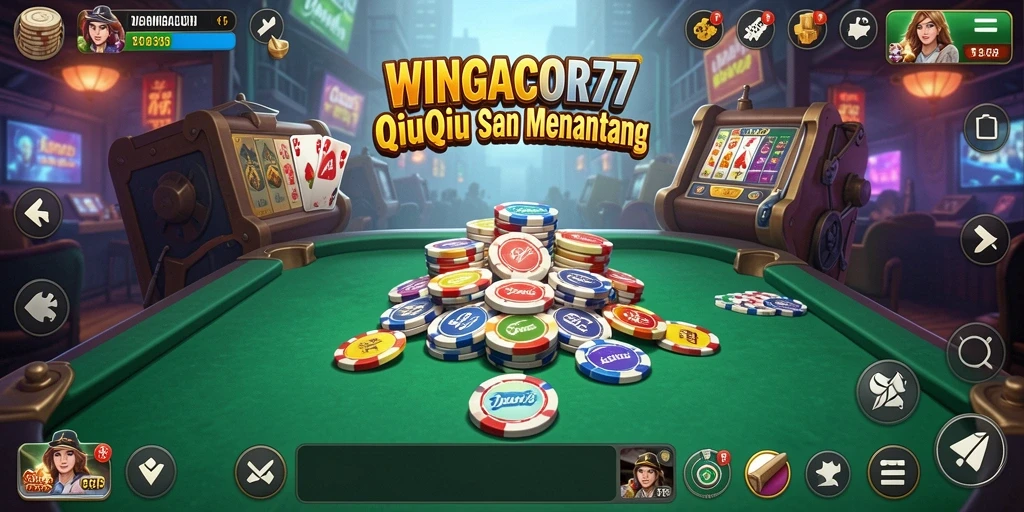 Screenshot gameplay QiuQiu di WINGACOR77 yang menampilkan aksi seru.